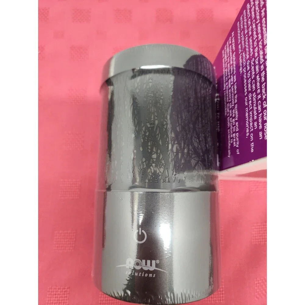 Now Solutions Ultrasonic Metal Touch Oil Diffuser, Model 7486 BPA Free Botanical